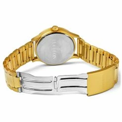 Wholesale 👍 Lucleon Grover | Gold-Tone Stainless Steel Day-Date ⌚ Watch With Gold-Tone Dial ⌛ -WATCHES FOR MEN Sales 6 4 144