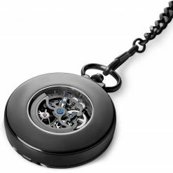 Wholesale π Fawler Easton | Black Automatic Pocket β Watch π 9 Wholesale π Fawler Easton | Black Automatic Pocket β Watch π -WATCHES FOR MEN Sales 6 5aist