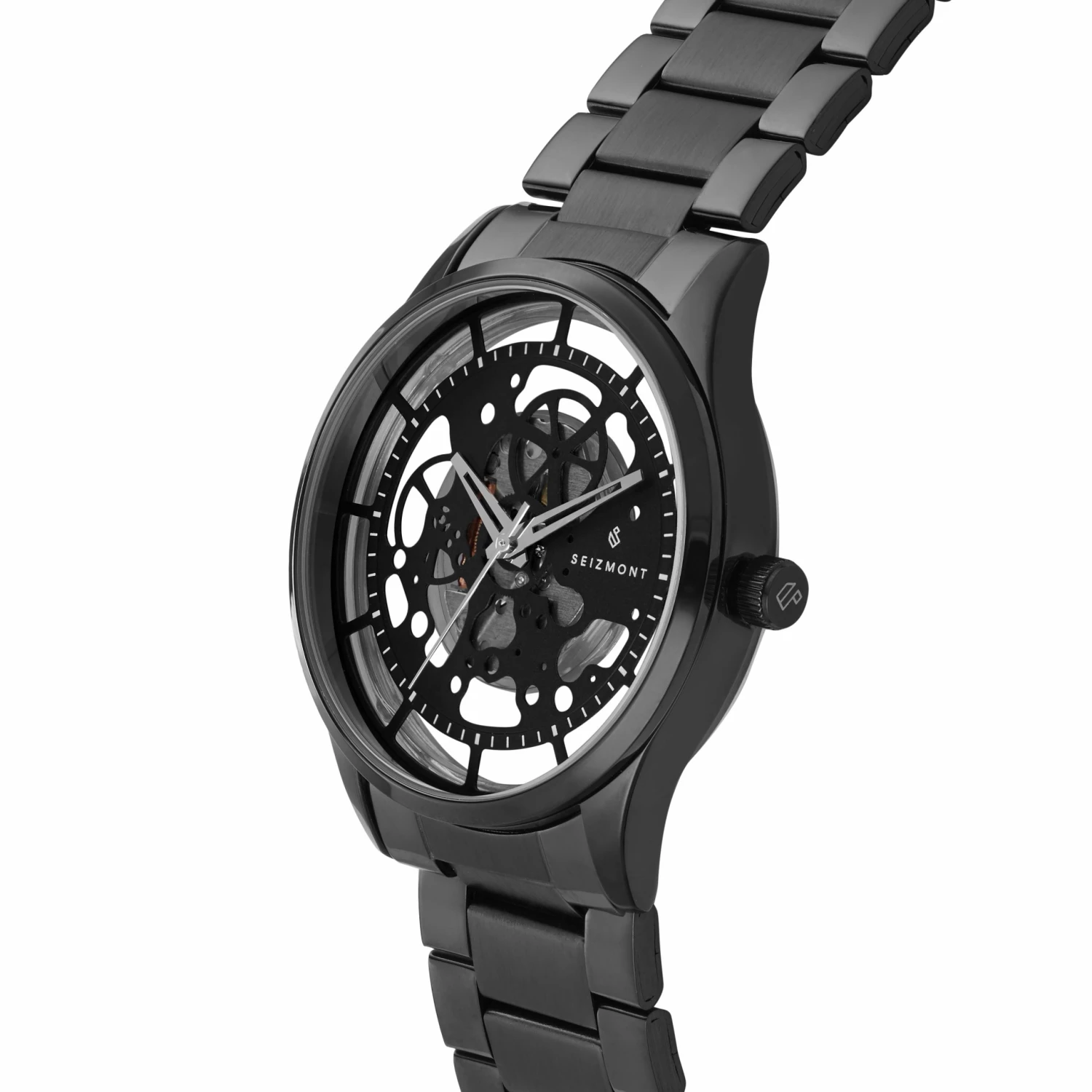 Best reviews of π Seizmont Phantom | Black Stainless Steel Skeleton β Watch With Black Dial π 4 Best reviews of π Seizmont Phantom | Black Stainless Steel Skeleton β Watch With Black Dial π - Image 2