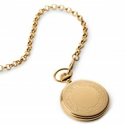 Coupon 🔔 Seizmont Altair | Gold-tone Half Hunter Pocket ⌚ Watch 😀 -WATCHES FOR MEN Sales 7 5zep