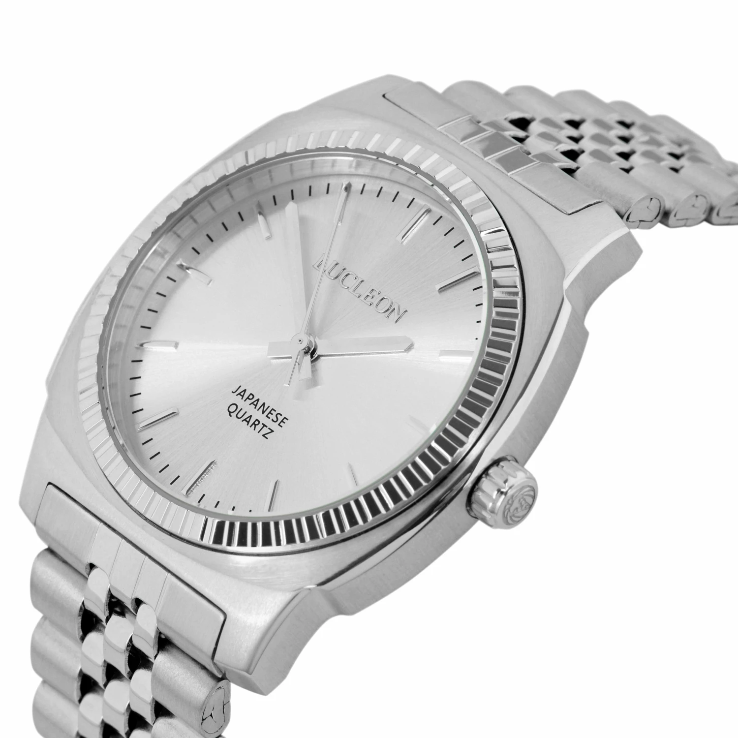 Buy ๐ Lucleon Major | Silver-Tone Minimalist Stainless Steel โ Watch With Silver-Tone Dial ๐ 4 Buy ๐ Lucleon Major | Silver-Tone Minimalist Stainless Steel โ Watch With Silver-Tone Dial ๐ - Image 2