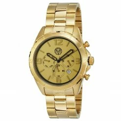 Promo ⌛ Lucleon Alton | Gold-Tone Stainless Steel ⌚ Watch With Gold-Tone Dial 🧨