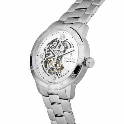 Best Sale 🎉 Seizmont Dante II | Silver-Tone Stainless Steel Skeleton ⌚ Watch With Silver-Tone Dial ✨ -WATCHES FOR MEN Sales 9 2.509d707e58495c42838bf33bce201f2b 1