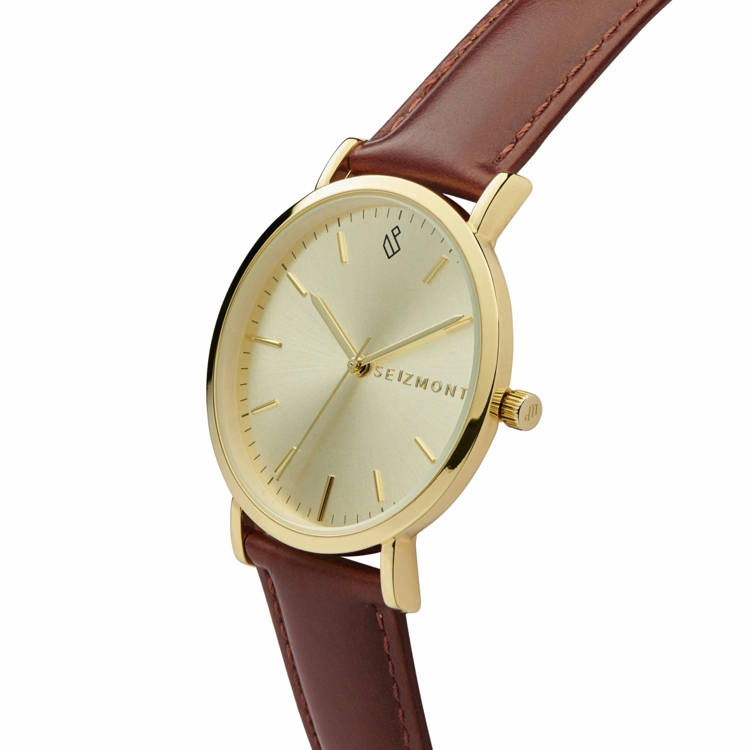 Best deal ๐ Seizmont Moment | Gold-Tone Minimalist ๐ Dress โ Watch With Gold-Tone Dial & Rust Leather Strap ๐ 4 Best deal ๐ Seizmont Moment | Gold-Tone Minimalist ๐ Dress โ Watch With Gold-Tone Dial & Rust Leather Strap ๐ - Image 2