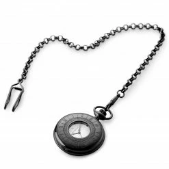 New ⌛ Seizmont Altair | Black Half Hunter Pocket ⌚ Watch 🎉 -WATCHES FOR MEN Sales 9 3zep