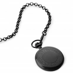 New ⌛ Seizmont Altair | Black Half Hunter Pocket ⌚ Watch 🎉 -WATCHES FOR MEN Sales 9 5dzep