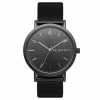 Coupon 🎉 Seizmont Moment | Black Stainless Steel Minimalist 👗 Dress ⌚ Watch With Black Dial 🤩 -WATCHES FOR MEN Sales august moment 20514 40mm
