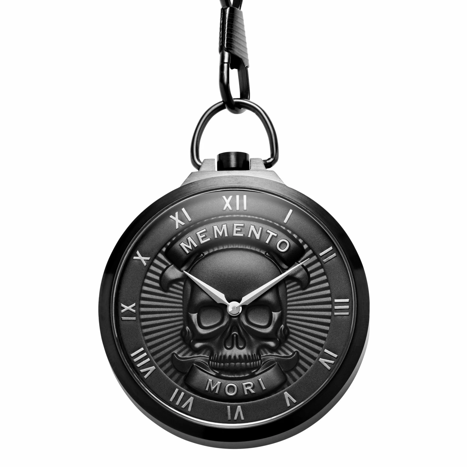 Top 10 π Lucleon Memento Mori | Black Stainless Steel Skull Pocket β Watch π 3 Top 10 π Lucleon Memento Mori | Black Stainless Steel Skull Pocket β Watch π