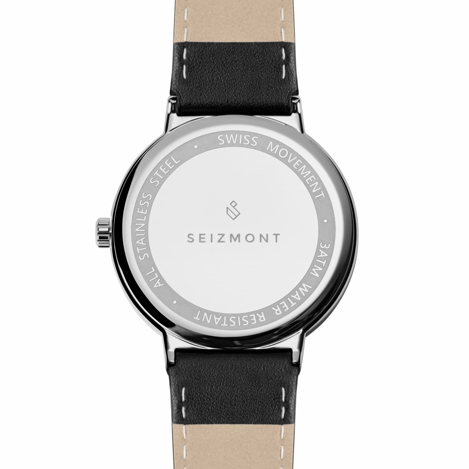 Best Sale π₯° Seizmont Calm | Silver-Tone 24-hour β Watch With Black Dial & Black Strap π 6 Best Sale π₯° Seizmont Calm | Silver-Tone 24-hour β Watch With Black Dial & Black Strap π - Image 4
