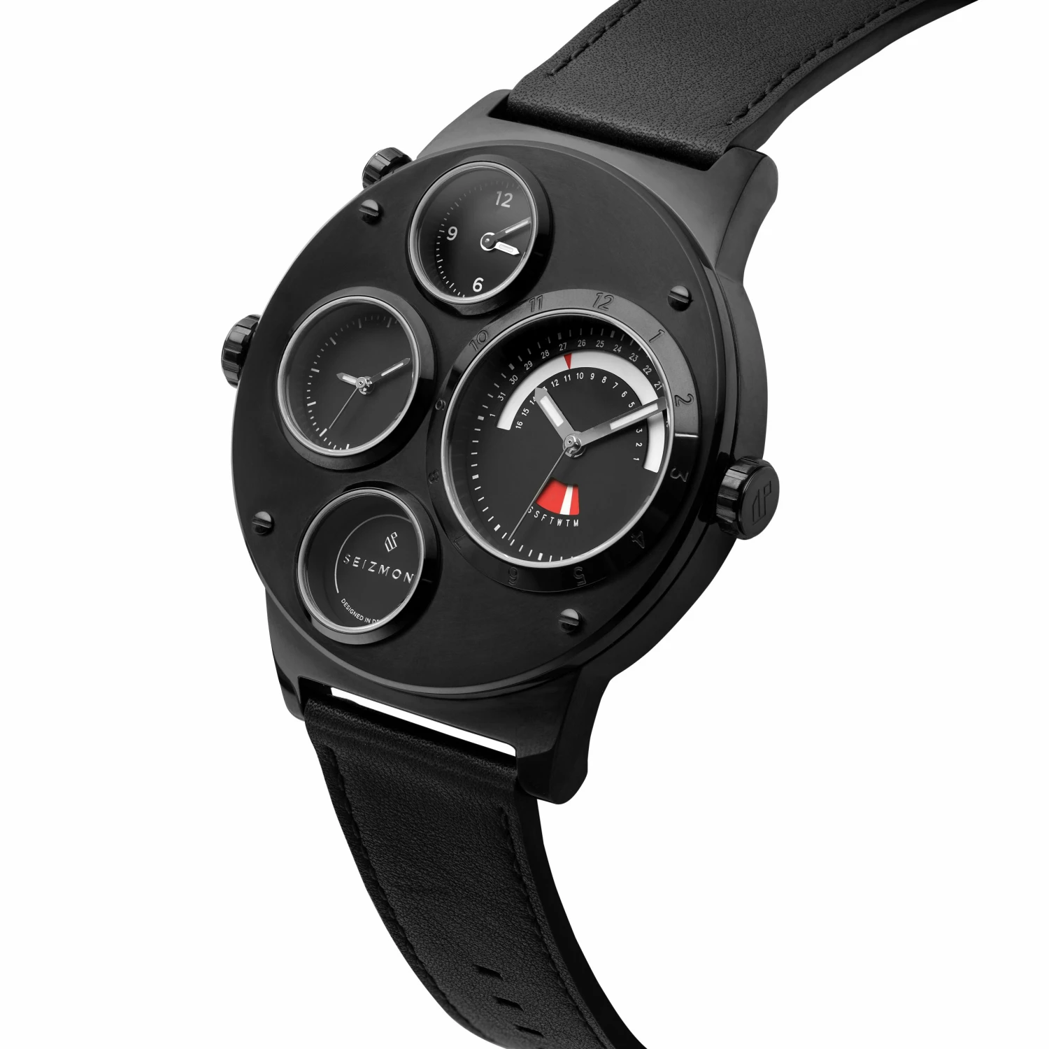 Best Sale π Seizmont Optimus | Black Stainless Steel β Watch With 4 Black Subdials π₯ 4 Best Sale π Seizmont Optimus | Black Stainless Steel β Watch With 4 Black Subdials π₯ - Image 2