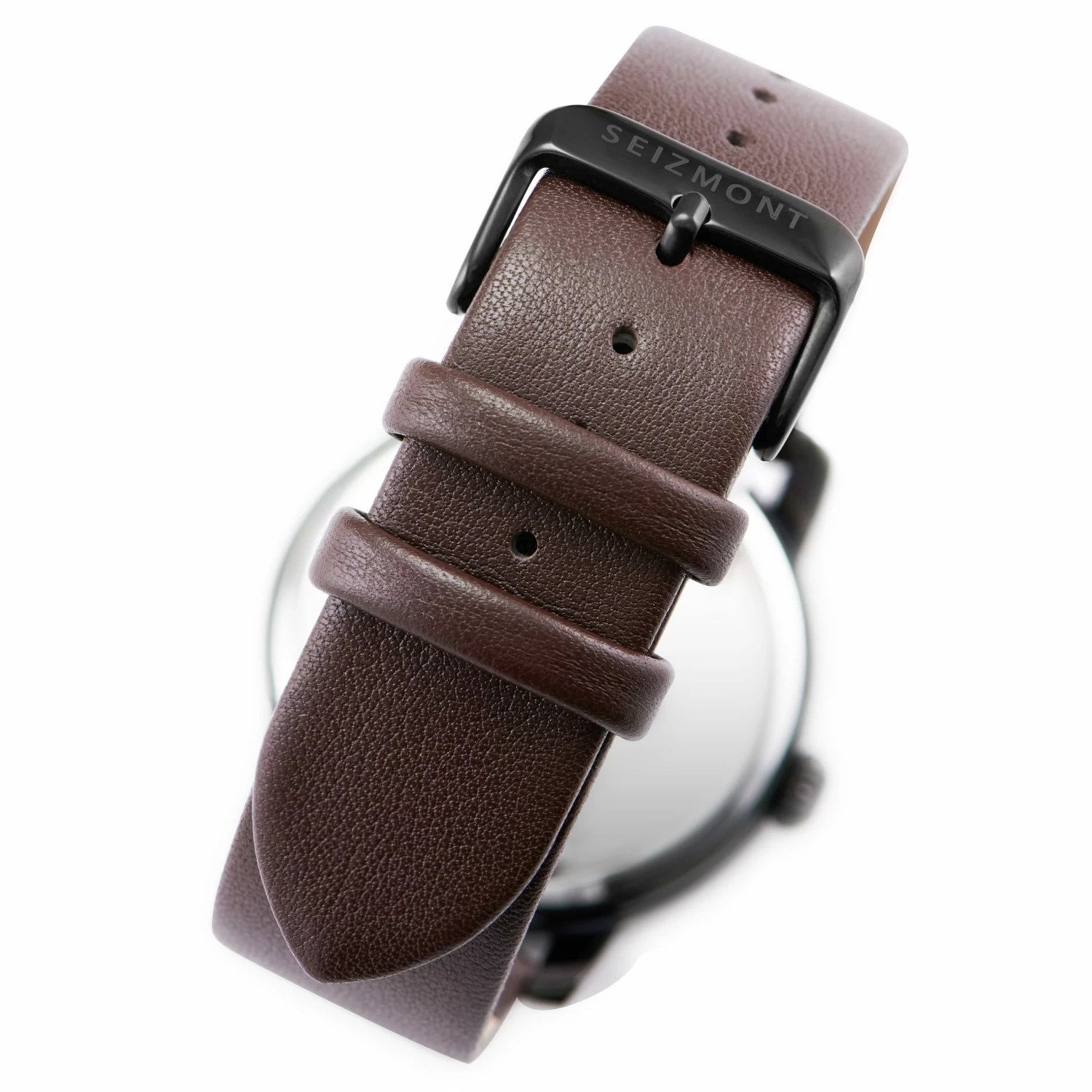 Cheapest ๐ Seizmont Mezzo | Black Minimalist โ Watch With Black Dial & Chocolate Brown Leather Strap ๐ 8 Cheapest ๐ Seizmont Mezzo | Black Minimalist โ Watch With Black Dial & Chocolate Brown Leather Strap ๐ - Image 6