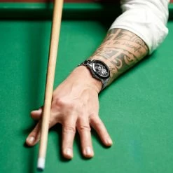 Wholesale 👍 Seizmont Dante | Silver-Tone Stainless Steel Skeleton ⌚ Watch With Black Dial & Silver-Tone Movement 🎁 -WATCHES FOR MEN Sales ddddddfadeggadgv 1