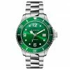 Outlet π Seizmont Tide | Silver-Tone Stainless Steel Dive β Watch With Green Dial π 2 Outlet π Seizmont Tide | Silver-Tone Stainless Steel Dive β Watch With Green Dial π -WATCHES FOR MEN Sales dean tide 22367 42mm