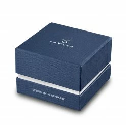 Cheap 🎁 Fawler Perseus | Silver-Tone Automatic Moonphase ⌚ Watch With White Dial ⭐ -WATCHES FOR MEN Sales fawler box