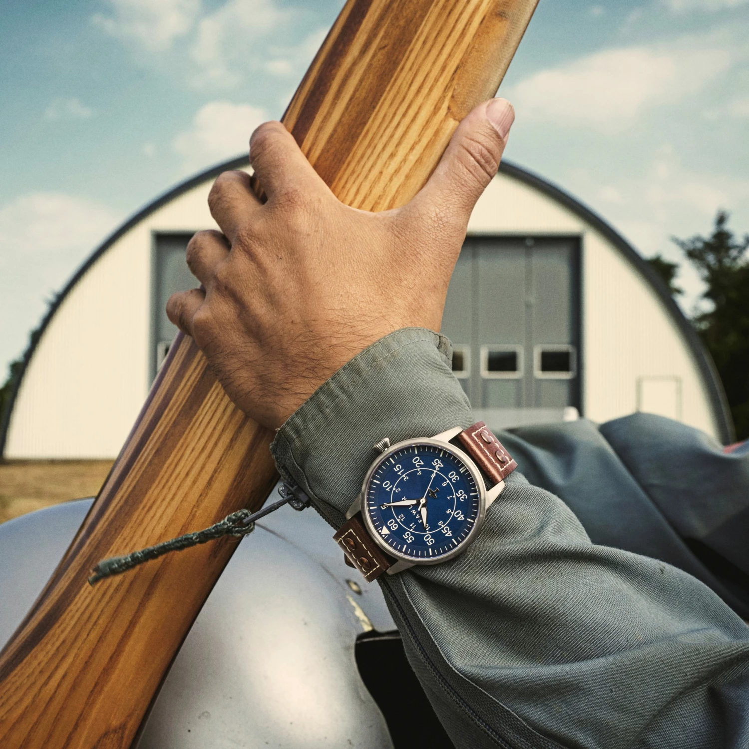 Best Sale βοΈ Fawler Apollo | Blue and Silver-tone Stainless Steel Pilotβs β Watch π 5 Best Sale βοΈ Fawler Apollo | Blue and Silver-tone Stainless Steel Pilotβs β Watch π - Image 3