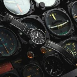 Wholesale ❤️ Fawler Apollo | Black Stainless Steel Pilot’s ⌚ Watch 🥰 -WATCHES FOR MEN Sales jwm apollo drop38 frank christensen 26129 1x1 08