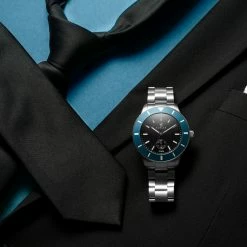 Wholesale 😍 Fawler Makalu | Blue Brushed Titanium Dive ⌚ Watch ❤️ -WATCHES FOR MEN Sales jwm makalu collection lasse olsen 26040 1x1 10