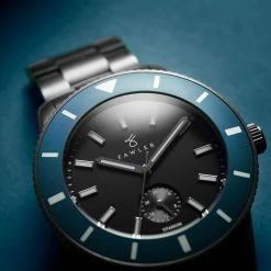 Wholesale 😍 Fawler Makalu | Blue Brushed Titanium Dive ⌚ Watch ❤️ -WATCHES FOR MEN Sales jwm makalu collection lasse olsen 26040 1x1 7