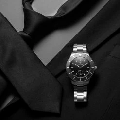 Budget 🔥 Fawler Makalu | Grey Brushed Titanium Dive ⌚ Watch 🛒 -WATCHES FOR MEN Sales jwm makalu collection lasse olsen 26042 1x1 12