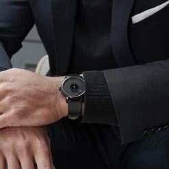 Best Sale ❤️ Seizmont Mezzo | Black Minimalist ⌚ Watch With Black Dial & Black Leather Strap ✨ -WATCHES FOR MEN Sales jwm megashoot watch 1 20580 2
