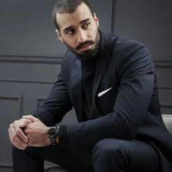 Best Sale ❤️ Seizmont Mezzo | Black Minimalist ⌚ Watch With Black Dial & Black Leather Strap ✨ -WATCHES FOR MEN Sales jwm megashoot watch 1.2 20580 2