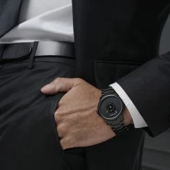 Coupon 🔥 Seizmont Mezzo | Black Minimalist ⌚ Watch With Black Dial & Black Stainless Steel Strap 💯 -WATCHES FOR MEN Sales jwm megashoot watch 1.2 20587