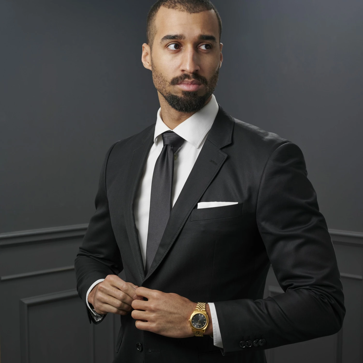 Deals ๐ Lucleon Major | Gold-Tone Minimalist Stainless Steel โ Watch With Black Dial โญ 6 Deals ๐ Lucleon Major | Gold-Tone Minimalist Stainless Steel โ Watch With Black Dial โญ - Image 4