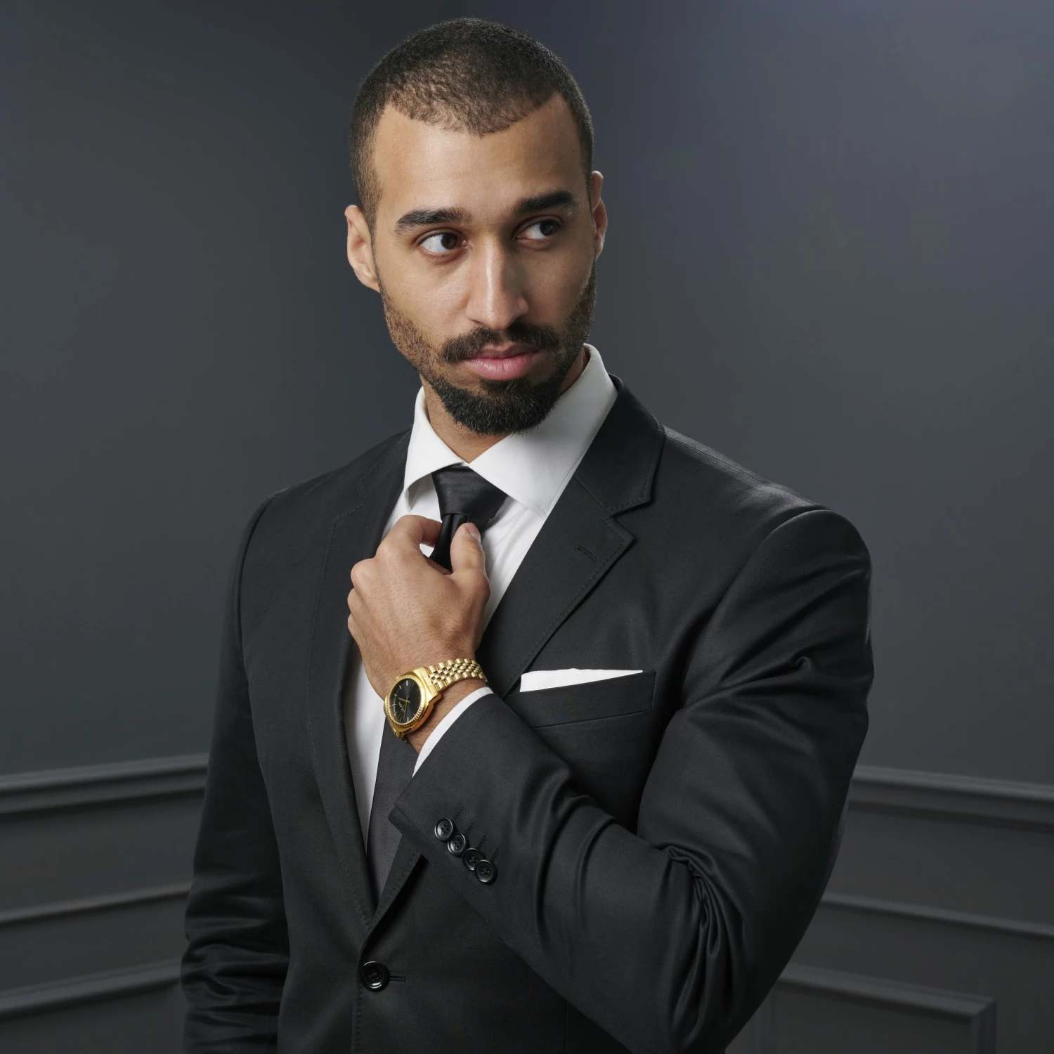 Deals ๐ Lucleon Major | Gold-Tone Minimalist Stainless Steel โ Watch With Black Dial โญ 7 Deals ๐ Lucleon Major | Gold-Tone Minimalist Stainless Steel โ Watch With Black Dial โญ - Image 5