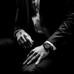 Promo 💯 Lucleon Memento Mori | Black & Gunmetal Skull ⌚ Watch With Black Leather Strap 😉 -WATCHES FOR MEN Sales jwm mmcc colection memento mori bj rn valentin 22042 1x1 2