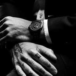 Budget 😀 Lucleon Memento Mori | Black Stainless Steel Skull ⌚ Watch 😀 -WATCHES FOR MEN Sales jwm mmcc colection memento mori bj rn valentin 24852 1x1 1