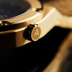 Coupon 🔔 Arkai Mamut | Gold-Tone Automatic Skeleton ⌚ Watch With Gold Movement 🎉 -WATCHES FOR MEN Sales jwm mwcl ig 1x1 arkai watch gold 23542 2