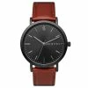 Best reviews of 🎉 Seizmont Moment | Black Minimalist 👗 Dress ⌚ Watch With Black Dial & Terracotta Leather Strap ⭐ -WATCHES FOR MEN Sales lucas moment 20510 40mm 2