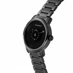 Coupon 🔥 Seizmont Mezzo | Black Minimalist ⌚ Watch With Black Dial & Black Stainless Steel Strap 💯 -WATCHES FOR MEN Sales nn