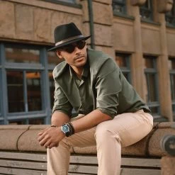 Wholesale 😉 Arkai Mond | Silver-tone Stainless Steel and Blue Meteorite ⌚ Watch 🛒 -WATCHES FOR MEN Sales rel rst mond watch 26302 blue nathangw 1x1 a 26302