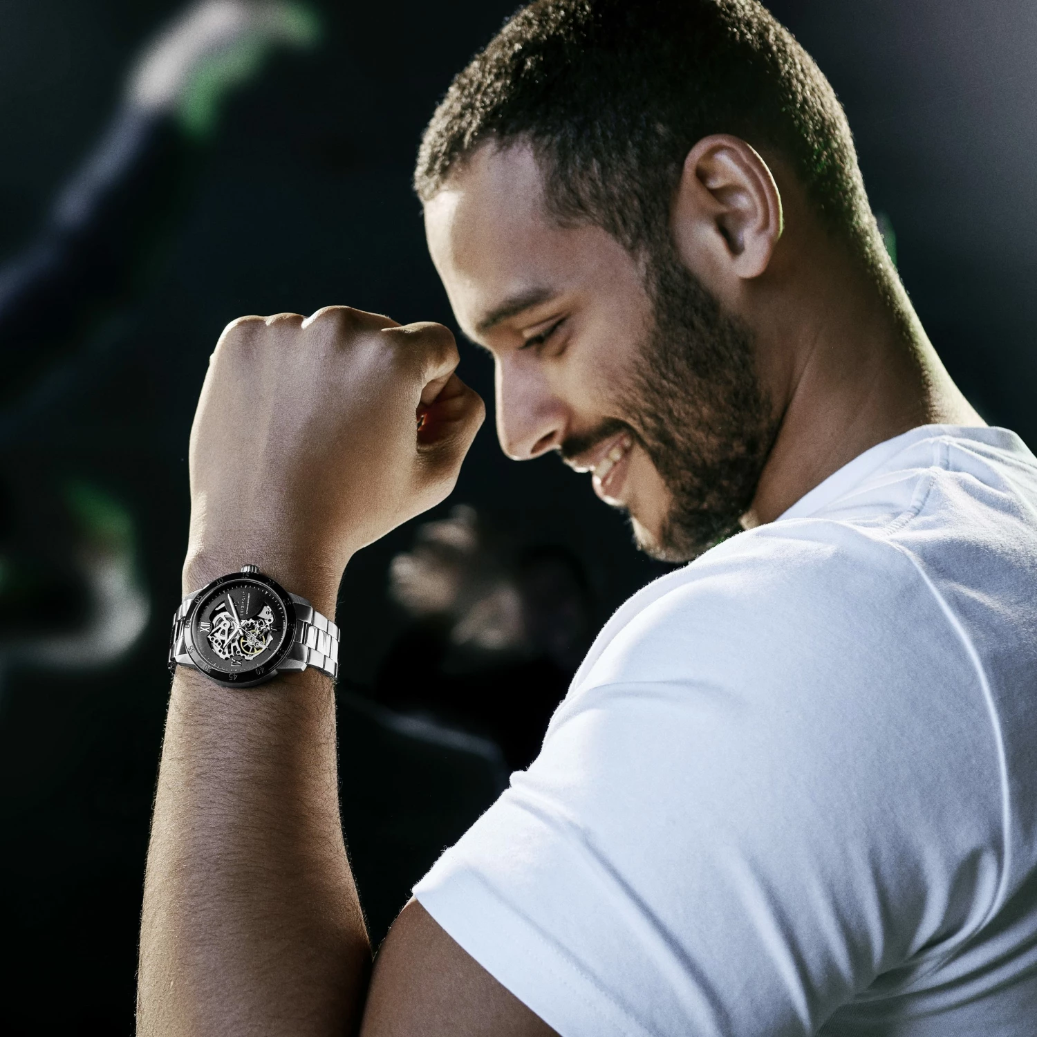 Best Sale π₯° Seizmont Dante II | Silver-Tone & Black Stainless Steel Skeleton β Watch With Black Dial π 5 Best Sale π₯° Seizmont Dante II | Silver-Tone & Black Stainless Steel Skeleton β Watch With Black Dial π - Image 3