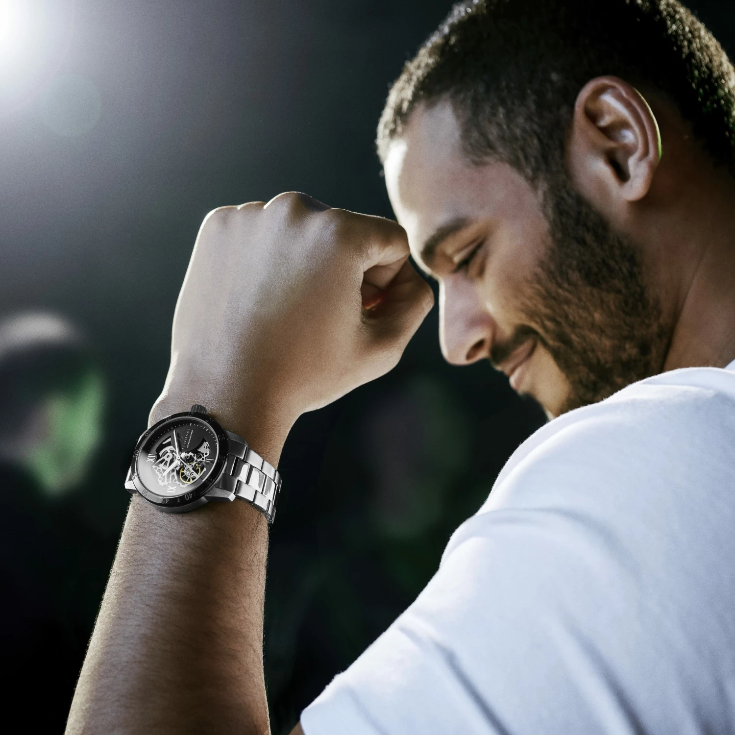 Best Sale π₯° Seizmont Dante II | Silver-Tone & Black Stainless Steel Skeleton β Watch With Black Dial π 4 Best Sale π₯° Seizmont Dante II | Silver-Tone & Black Stainless Steel Skeleton β Watch With Black Dial π - Image 2