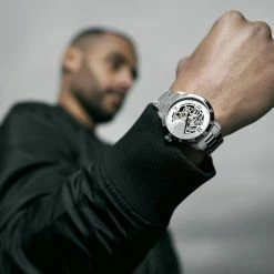 Best Sale 🎉 Seizmont Dante II | Silver-Tone Stainless Steel Skeleton ⌚ Watch With Silver-Tone Dial ✨ -WATCHES FOR MEN Sales rel szdii 1x1 24815 3 1