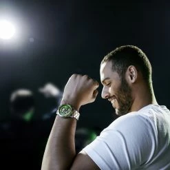 Cheapest 💯 Seizmont Dante II | Limited Edition Gold-Tone & Silver-Tone Stainless Steel Skeleton ⌚ Watch With Green Dial ⭐ -WATCHES FOR MEN Sales rel szdii 1x1 24819 1 1