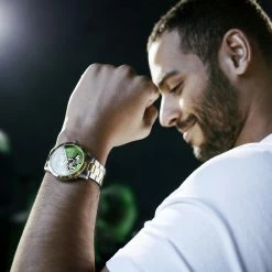 Cheapest 💯 Seizmont Dante II | Limited Edition Gold-Tone & Silver-Tone Stainless Steel Skeleton ⌚ Watch With Green Dial ⭐ -WATCHES FOR MEN Sales rel szdii 1x1 24819 2