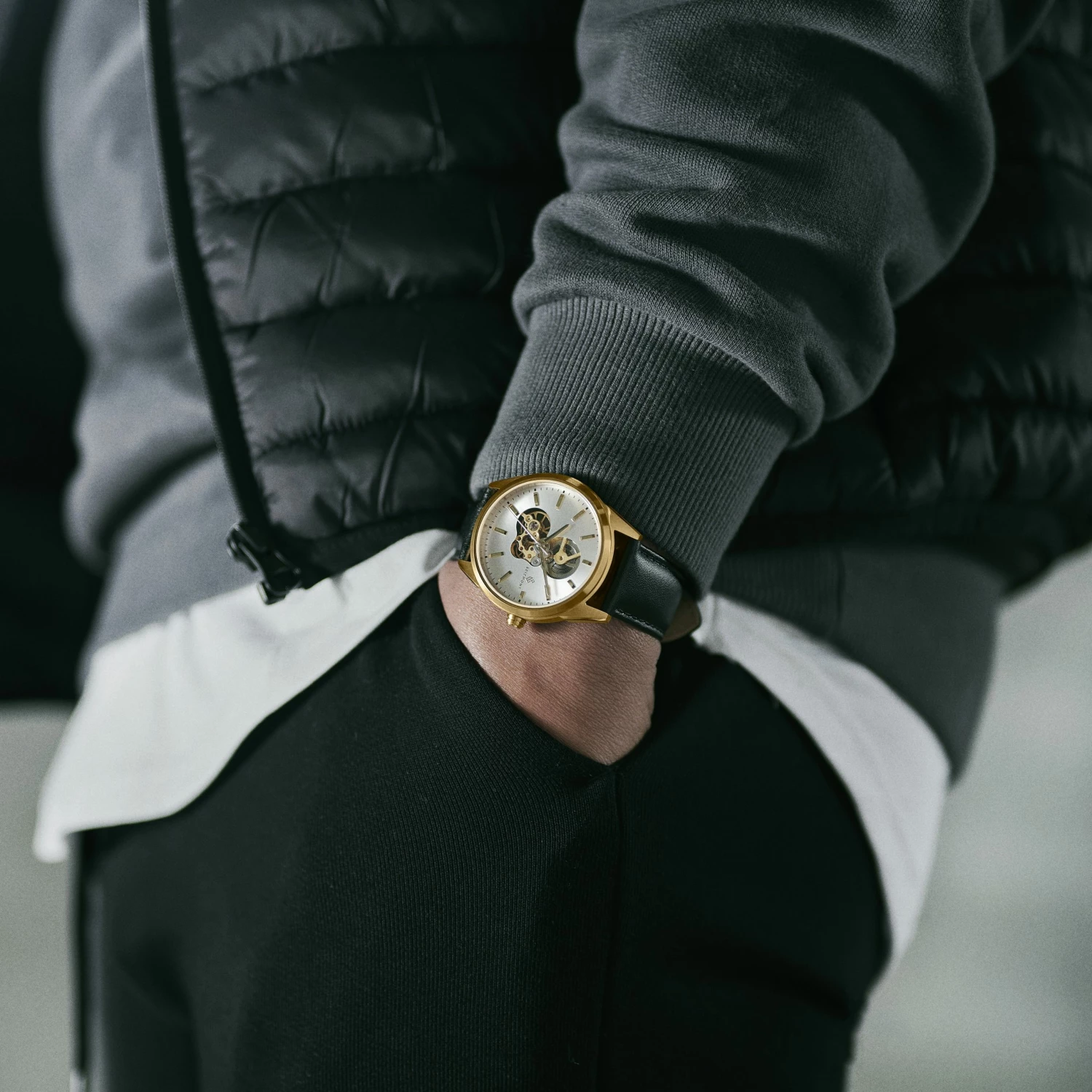 Cheap ❤️ Seizmont Cor | Gold-Tone Automatic Skeleton ⌚ Watch With Silver-Tone Dial & Black Leather Strap ✔️ 5 Cheap ❤️ Seizmont Cor | Gold-Tone Automatic Skeleton ⌚ Watch With Silver-Tone Dial & Black Leather Strap ✔️ - Image 3