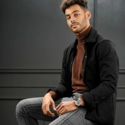 Wholesale 😉 Seizmont Motus | Silver-Tone Automatic Skeleton ⌚ Watch With Black Leather Strap 👏 -WATCHES FOR MEN Sales rst megashoot 3 0 watch 22508 nathanwilliams 1 1