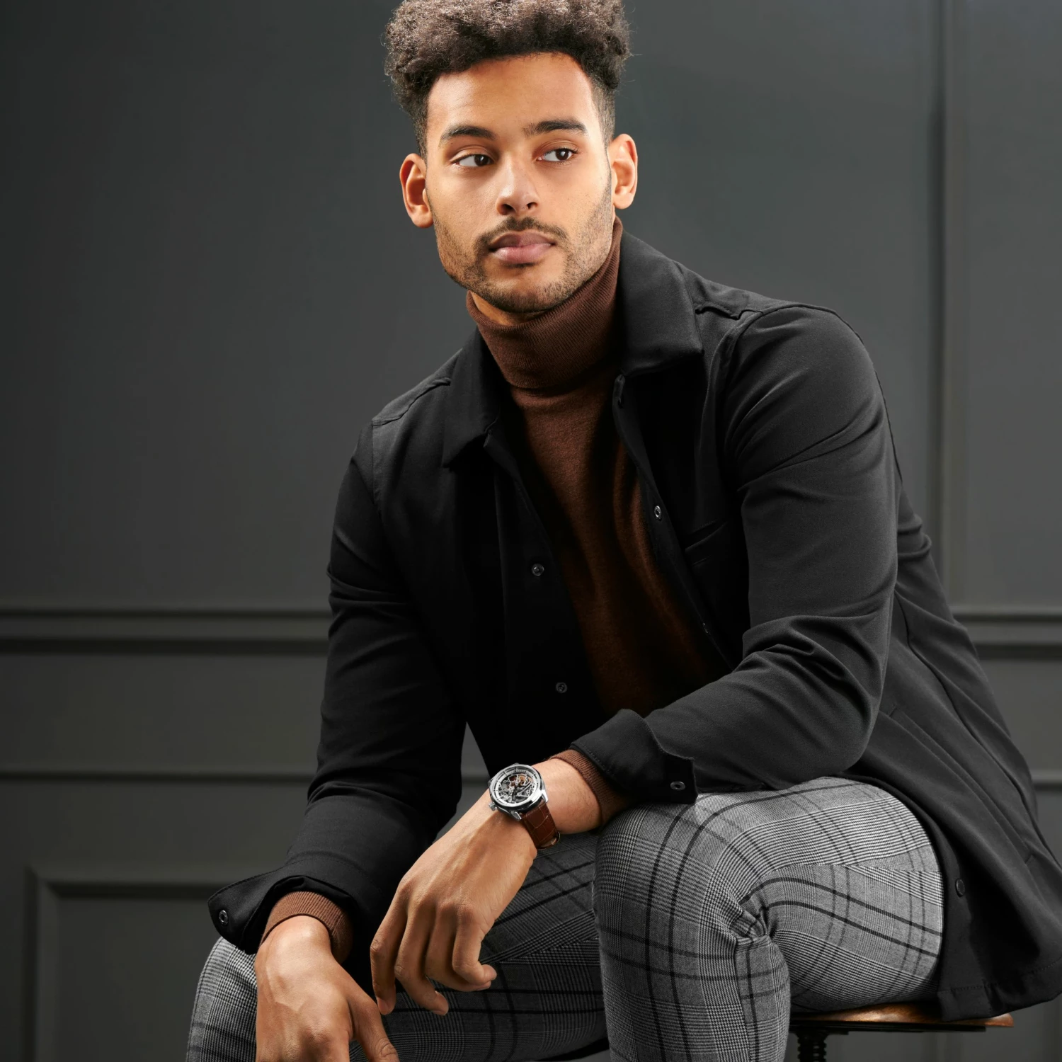 Discount π Seizmont Motus | Silver-Tone Automatic Skeleton β Watch With Chocolate Brown Leather Strap π₯ 6 Discount π Seizmont Motus | Silver-Tone Automatic Skeleton β Watch With Chocolate Brown Leather Strap π₯ - Image 4