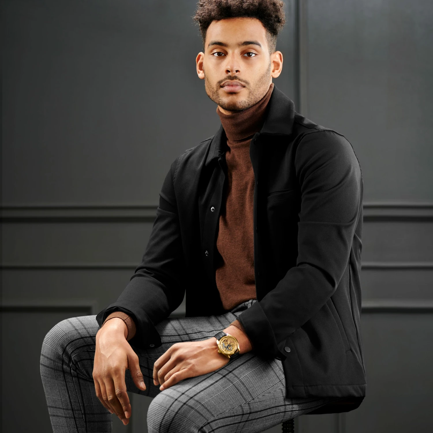 Discount π Seizmont Motus | Gold-Tone Automatic Skeleton β Watch With Black Leather Strap βοΈ 6 Discount π Seizmont Motus | Gold-Tone Automatic Skeleton β Watch With Black Leather Strap βοΈ - Image 4