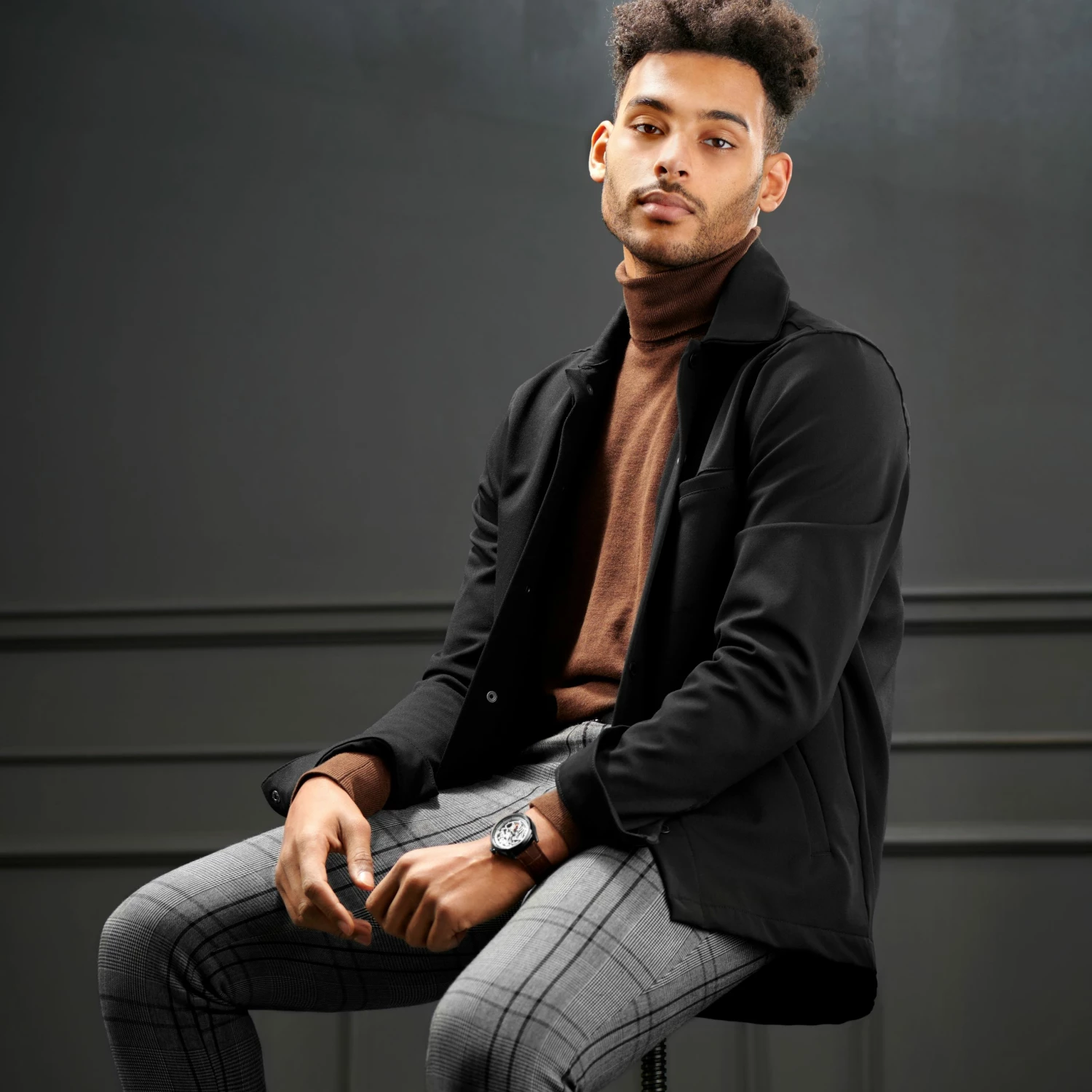 Coupon ๐ Seizmont Motus | Black Automatic Skeleton โ Watch With Silver-Tone Movement & Brown Leather Strap ๐งจ 6 Coupon ๐ Seizmont Motus | Black Automatic Skeleton โ Watch With Silver-Tone Movement & Brown Leather Strap ๐งจ - Image 4