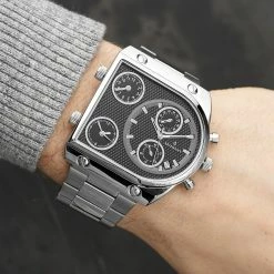 Discount ๐งจ Seizmont Provectus | Silver-Tone Stainless Steel 3 Movements โ Watch With Black Dial ๐ 10 Discount ๐งจ Seizmont Provectus | Silver-Tone Stainless Steel 3 Movements โ Watch With Black Dial ๐ -WATCHES FOR MEN Sales rst propu v1 2 21165 fa