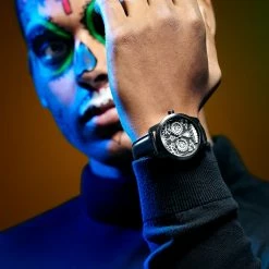 New ⌛ Lucleon Todos | Black Skull Day of the Dead ⌚ Watch 🛒 -WATCHES FOR MEN Sales rst todos dyoffthe dead nathan grant williams 26213 1x1 6 1