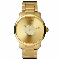 Cheapest 🔥 Seizmont Mezzo | Gold-Tone Minimalist ⌚ Watch With Gold-Tone Dial & Stainless Steel Strap ⭐
