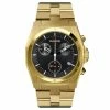 Cheapest 🎉 Lucleon Ray | Gold-Tone Stainless Steel Chronograph ⌚ Watch With Black Dial 🎁 -WATCHES FOR MEN Sales sdfsdf3fsdf