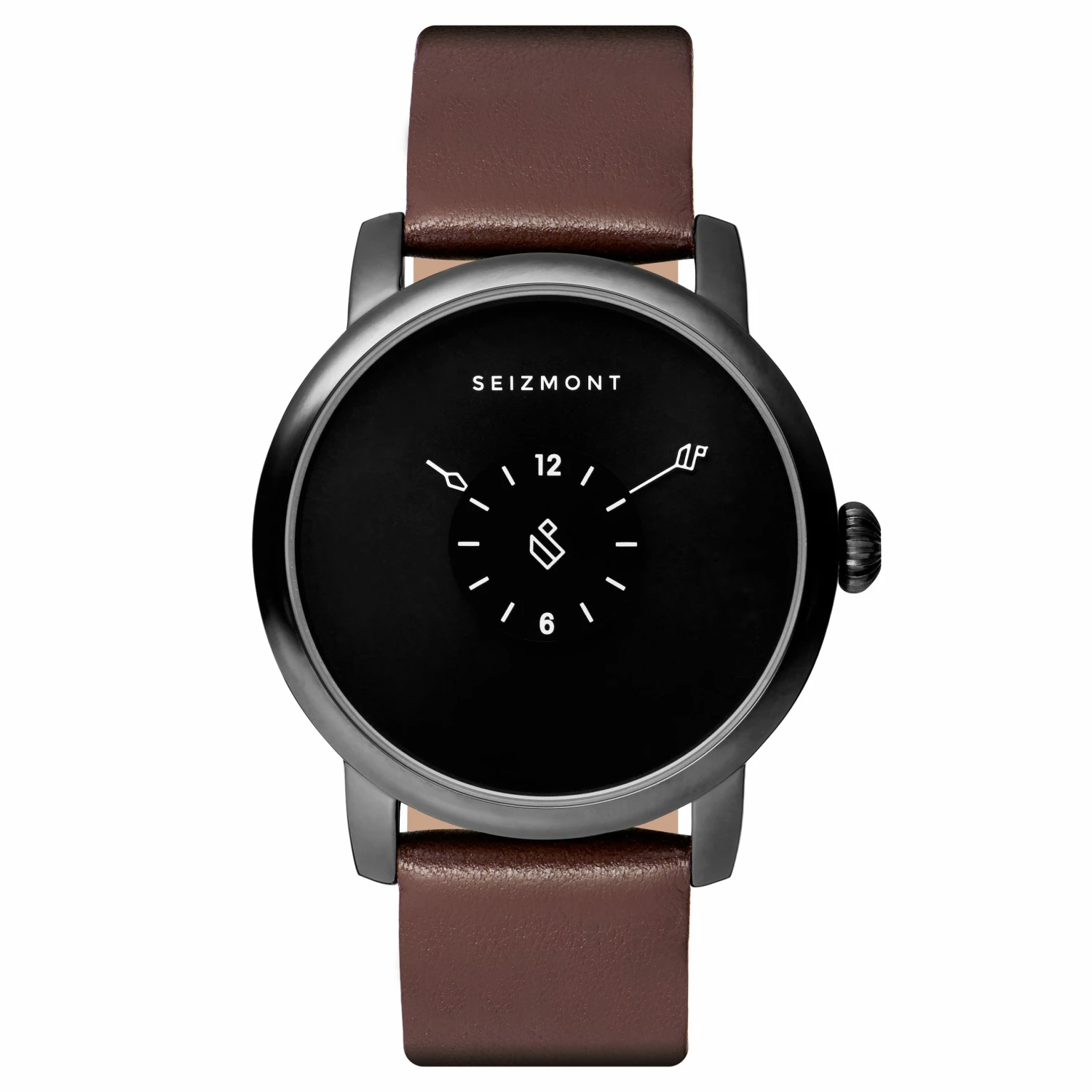 Cheapest ๐ Seizmont Mezzo | Black Minimalist โ Watch With Black Dial & Chocolate Brown Leather Strap ๐ 3 Cheapest ๐ Seizmont Mezzo | Black Minimalist โ Watch With Black Dial & Chocolate Brown Leather Strap ๐