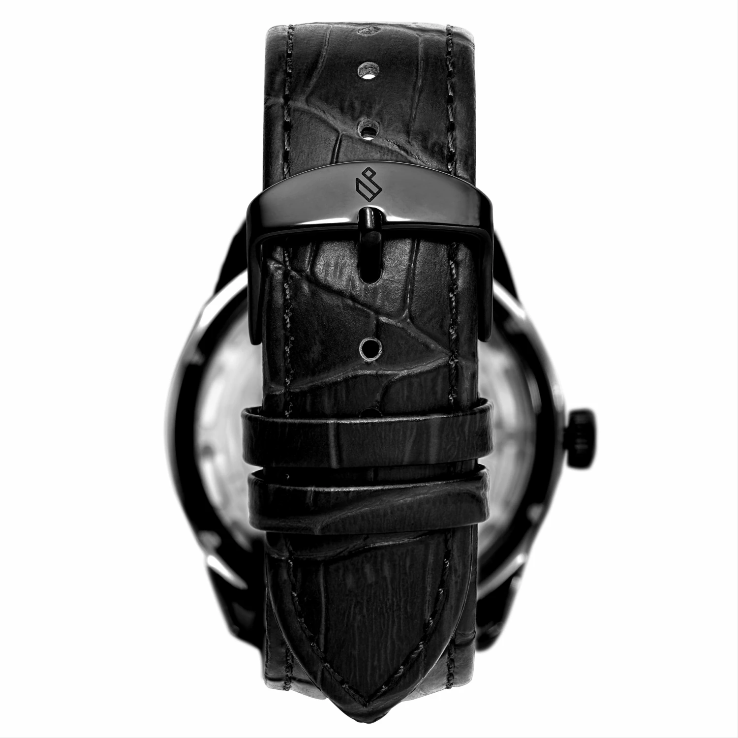 Budget π₯° Seizmont Motus | Black Automatic Skeleton β Watch With Silver-Tone Movement With Black Strap π 8 Budget π₯° Seizmont Motus | Black Automatic Skeleton β Watch With Silver-Tone Movement With Black Strap π - Image 6